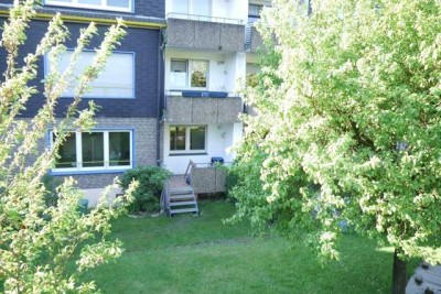 OB-Königshardt ERDGESCHOSS-Wohnung mit EBENERDIGER DUSCHE +Loggia+ eigenem Garten