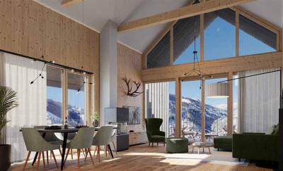 Bergerlebnis, Wohngenuss und Skivergnügen: Exklusives Chalet direkt an der Piste im Skigebiet Hohentauern