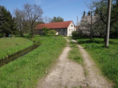 Schöner großer 4 Seitenhof am Schöps zu verkaufen