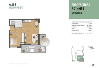 BAUSTELLENBERATUNG 09.11.2024 13 - 14:30 Uhr – 2 Zimmer mit großzügigem Balkon