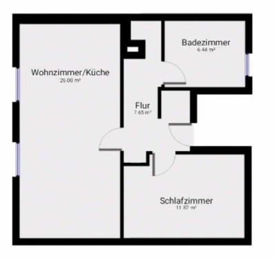 Sankt Augustin-Menden moderne 2-Zimmer-Wohnung zu vermieten