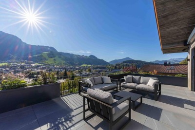 Einzigartiges Chalet am Sonnberg in Kitzbühel mit atemberaubendem Blick auf die Streif