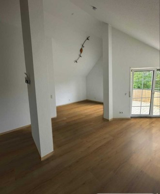 RESERVIERT - Großzügige - frisch renovierte -  3 Zimmer Dachgeschosswohnung mit Blick ins Grüne