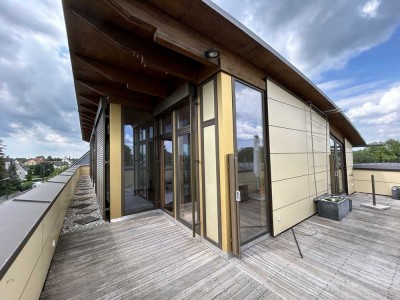 Traumhafte Dachterrassenwohnung mit Panoramblick über Allach