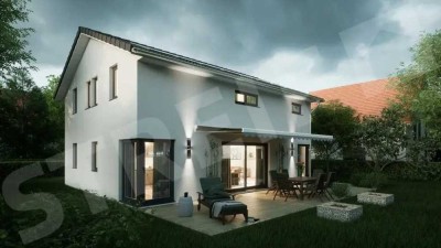 Einfamilientraum mit großzügigem Grundstück und Fernblick