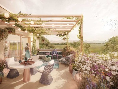 Dachgeschoss-Traum: stilvolle 2 Zimmer mit großer Dachterrasse