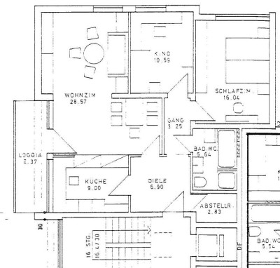 3-Zimmer-Wohnung mit Balkon, Küche und TG Stellplatz in Geretsried