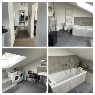 Moderne helle Dachgeschoss-Wohnung