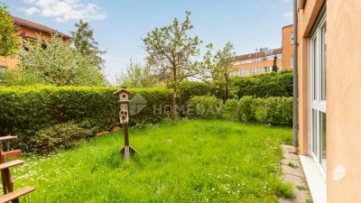 Bezugsfreie 2-Zimmer Erdgeschoss-Terassenwohnung mit Gartenanteil und Tiefgarage