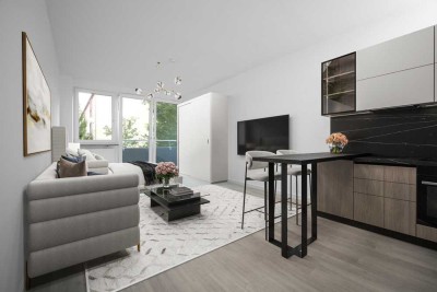 Apartment mit frz. Balkon, neues Bad und Boden,neue Fenster, neue Heizung! Saniertes Haus