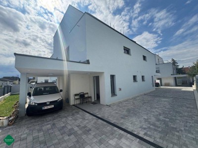 Moderne Doppelhaushälfte mit Garten an der Stadtgrenze zu Wien