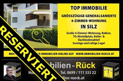 *** ANLAGEOBJEKT *** - *** 4-ZIMMER-WOHNUNG MIT ZUBEHÖR IN SILZ ! ***