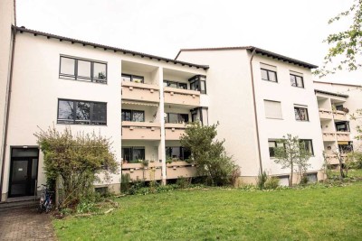 Schön gelegene, geräumige 3-Zimmer-Wohnung mit Balkon im Spickel