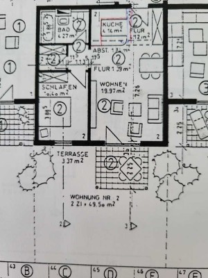 2-Zimmer Wohnung mit Terasse und Garage in Möglingen