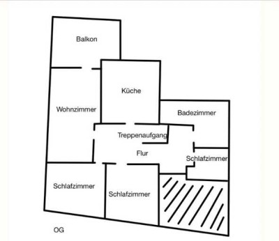 ⸻  Helle 3,5-Zimmer-Wohnung mit Balkon und Blick ins Grüne in Pewsum