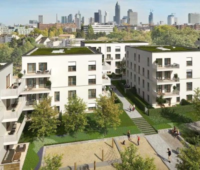 2-Zi. Terrassenwohnung mit Einbauküche in zentrale Lage