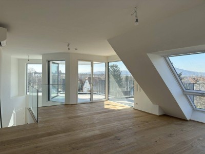 Erstbezug - Traumhaftes Architekten-Penthouse mit Balkon und Terrasse