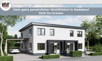 Dein ganz persönlicher Wohlfühlort in Radebeul - DHH im Grünen