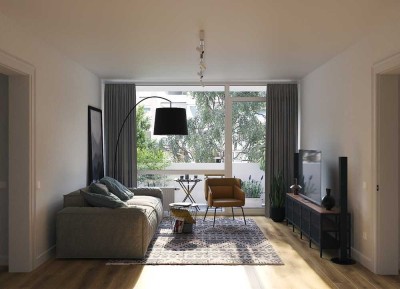 Frisch renovierte 2-Zimmer-Wohnung in Bestlage Düsseldorf-Kaiserswerth - sofort bezugsfrei