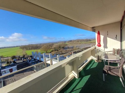 Eigentumswohnung mit Balkon, Fernblick und Abendsonne in Sierksdorf