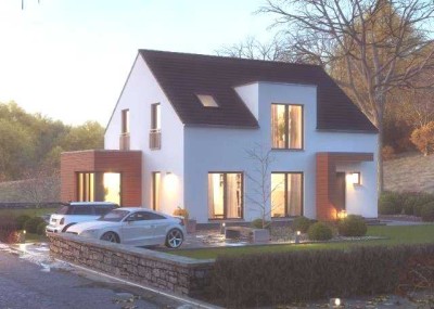 Effizientes Einfamilienhaus auf grünen 659 m²  in Sprockhövel