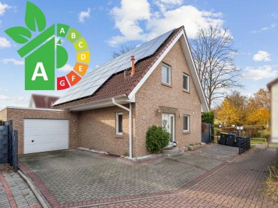 A: Modernes, ca. 2005 erbautes Einfamilienhaus in familienfreundlicher Sackgassen-Lage von Selm