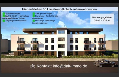 30 Exklusive Neubauwohnungen im Herzen von Paderborn zu vermieten