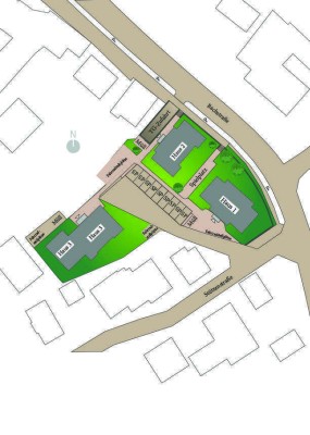 2-Zimmer-Wohnung Nr. 014 im Erdgeschoss mit Terrasse und kleinem Garten