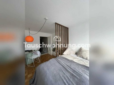Tauschwohnung: 1-Zimmerwohnung in Schwabing-West, Südseite + Balkon