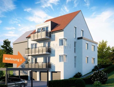 Wohnung 1 - MARIENBACH TERRASSEN, Neubau Eigentumswohnungen in Innenstadtnähe