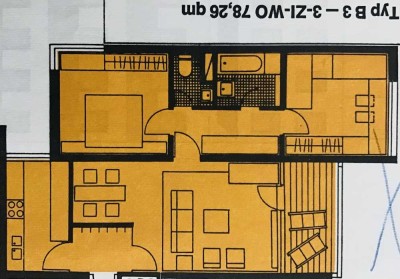 Helle 3-Zimmer Wohnung mit Balkon im 2. OG u. TG-Stellplatz in Karlsruhe-Beiertheim