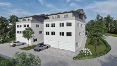 Neubau von 4 Doppelhaushälften mit Garage in guter Lage