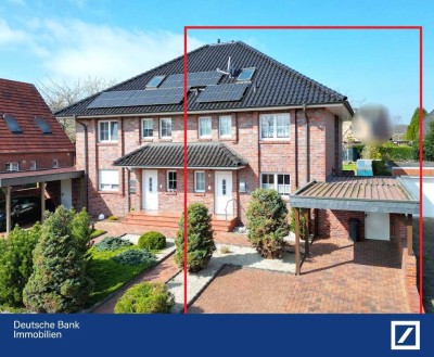 Gepflegte DHH mit PV-Anlage, Wärmepumpe & Ausbaureserve - im Herzen von Mettingen.