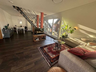 Lichtdurchflutete Maisonette-Wohnung mit großer Dachterrasse–modern, charmant und familienfreundlich
