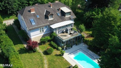 Jahrhundertwende-Villa in exklusiver Lage mit modernem Komfort und Pool, in 2560 Berndorf!