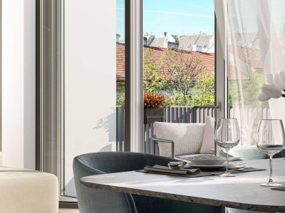 THE ARIK - Innenhofidylle mit Loggia – 4 Zimmer, hochwertig &amp; ruhig