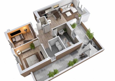 Junge 3-Zimmer-Wohnung mit Traumbalkon in Bad Bentheim-Gildehaus (Baujahr 2020)