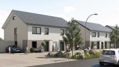 Wohnen in der Heide: Neubau-Doppelhaushälfte mit einer Garage (KfW-40)