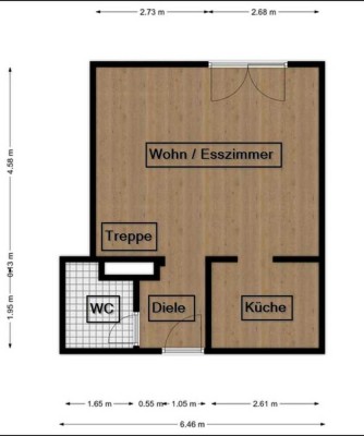 Ansprechend, freundliche, helle Wohnung an der Wöhrder Wiese, gute Anbindung zur Stadt