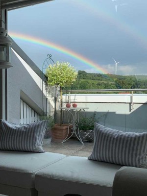 Schöne 4,5-Zimmer-Maisonette-Wohnung mit Dachterrasse und Einbauküche in Mühltal
