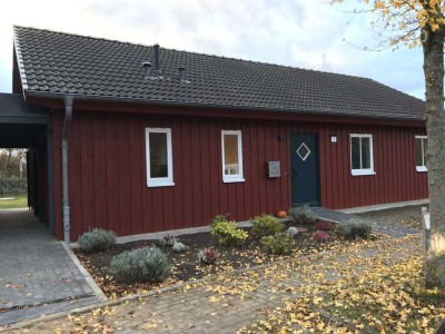 Schönes Einfamilienhaus als Winkelbungalow – barrierefrei, mit Carport in ruhiger Sackgassenlage