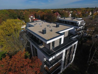 PENTHOUSE mit 142m² DACHTERRASSE und BLICK zum RB STADION  / KLIMA / KNX STEUERUNG / KAMIN- u SAUNA