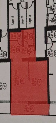 Geschmackvolle 2-Raum-Loft-Wohnung mit gehobener Innenausstattung mit EBK in Waldsassen