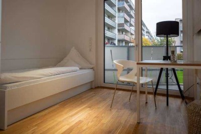 Vollmöbliertes 1 Zimmer Apartment in München-Riem nähe Messe - "Sorglos-Rundum-Paket"