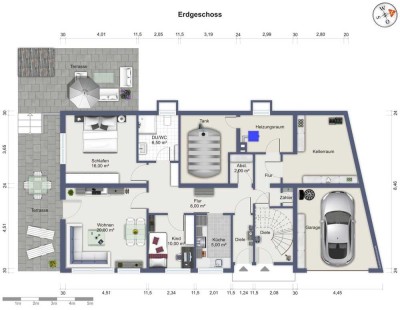 EG-Wohnung mit Terrasse!
3-Zimmer-Wohnung in Königswinter-Thomasberg!