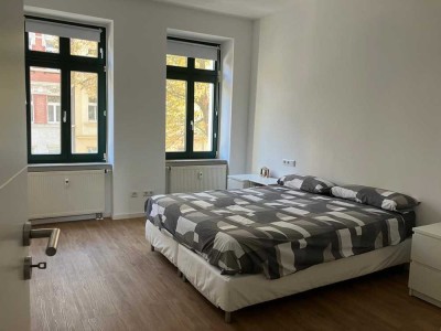 Möblierte helle 2-Zimmer-Wohnung in Leipzig-Schönefeld (67 m²)