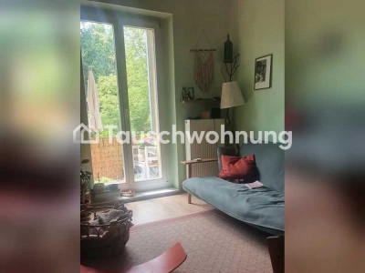 Tauschwohnung: Altbau Wohnung in Postam West mit Balkon