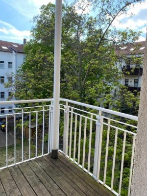 ++Ruhig Wohnen mit Balkon im Hinterhaus in Gohlis-Süd++