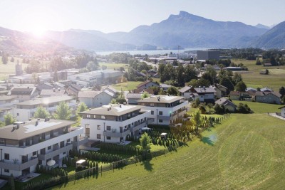 2 Zimmer Wohnung mit 102m² großer Gartenfläche in Mondsee