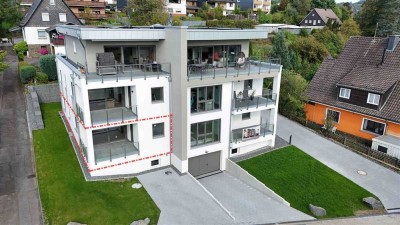 Neu, barrierefrei und sofort beziehbar: Exklusive Eigentumswohnung (82 m²) im Zentrum von Morsbach